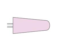 TYROLIT Meules sur tige en céramique DxT-SxL 25x70-6x40 Pour acier, forme : 52A - (meule sur tige), art. 11480 x25 morceau