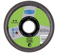 TYROLIT Pot de résine D/JxTxGE 110/90x55xM14 Pour la pierre, forme : 11ZB Pot de meulage, art. 895676 x2 morceau