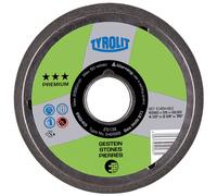 TYROLIT Pot de résine D/JxTxGE 130/90x55xM14 Pour la pierre, forme : 11ZB Pot de meulage, art. 310995 x2 morceau
