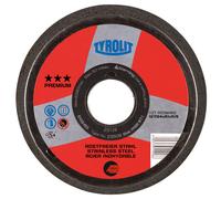 TYROLIT Pot de résine D/JxTxGE 152/120x51x5/8' Pour inox, forme : 11ZT Pot de meulage, Art. 275634 x2 morceau
