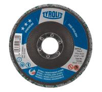 TYROLIT PRE-POLISH DxH 125x22,23 Pour acier et inox, FEIN-P, Forme : 28PUA - version déportée (PRE-POLISH), Art. 742384 x10 morceau