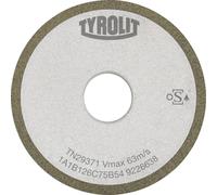 TYROLIT Rectification intérieure cylindrique à liant en résine synthétique CBN DxTxH 12x10x6 Pour aciers fortement alliés et HSS, forme : 1A1, art. 384481 x1 morceau