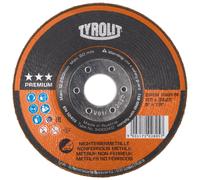 TYROLIT RONDELLER DxH 178x22,23 Pour les métaux non ferreux, forme : 29RON (Rondeller®), art. 34300416 x25 morceau