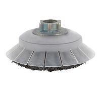 TYROLIT SHIELD Brosses coniques DxLxGE 100x20xM14-2 Pour acier, Forme : 28KDW - (brosse conique), Art. 34023819 x1 morceau