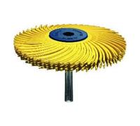 TYROLIT TYROLIT Brosse radiale à tige, diamètre 51x6,4 mm A120 gris type TC, S6x40 mm Quantité:1