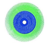 TYROLIT TYROLIT Brosse radiale, diamètre 150 x 12,7 x 25,4 mm P 80 jaune, type TC Quantité:1