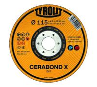 TYROLIT TYROLIT Disque à ébarber CERABOND X 230x4mm CA24Q-BFK Quantité:1