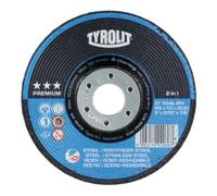 TYROLIT TYROLIT Disque d'ébarbage PREMIUM***«2 en 1», ⌀ disque x largeur de disque : 115 x 7 mm Quantité:1