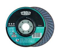 TYROLIT TYROLIT Disque d'ébarbage PREMIUM*** RONDELLER, ⌀ 125 mm, Grain : 36 Quantité:1