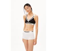 TYRONAA | Brassière triangle en coton bio mélangé - noir (M)