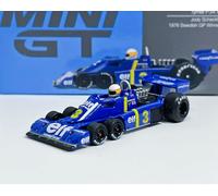 Tyrrell P34 #3 Jody Scheckter 1976 Swedish GP Winner - Mini GT à l'échelle 1:64