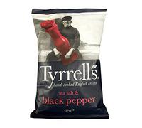 Tyrrell's - Chips Lisses Sel de Mer Poivre Noir 150 g