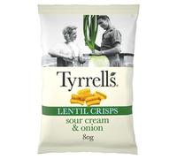 Tyrrells Crème sure et oignon de partage de lentilles, 80 g
