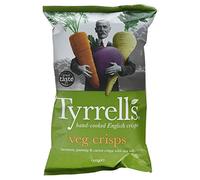 Tyrrell's Chips Légumes Betterave/Panais/Carotte avec Pincée de Sel 150 g