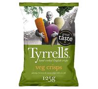 Tyrrells Croustilles de panais, betterave et carotte avec sel de mer 125 g
