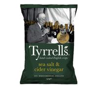 Tyrrells Handcooked Sea Salt and Cider Vinegar Chips vegan 150g