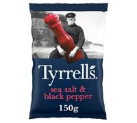 Tyrrells Sel de mer et poivre noir, 150 g