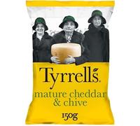 TYRRELL'S | Tyrrell'S Chips Lisses Cheddar Affiné Et Ciboulette 150G | Lot De (3) | livraison offerte
