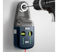Tyrry Niveau Laser 4-en-1,Niveau à Bulle, Ventouse Electrique, Support Mural et Dépoussiéreur de Perceuse,Outil rechargeable,pour Suspendre des Tableaux et les Rénovations à Domicile
