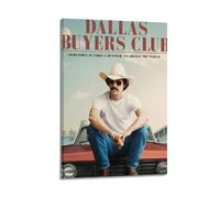 TYRWRHURWEY Dallas Buyers Club Poster sur toile - Impression sur toile vintage - Décoration pour salon, chambre à coucher - 30 x 45 cm - Style cadre