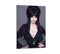 TYRWRHURWEY Elvira Poster sur toile « Maîtresse des ténèbres » - Art mural esthétique vintage - Décoration pour salon, chambre à coucher - 40 x 60 cm - Style cadre