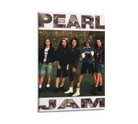 TYRWRHURWEY Pearl Jam Poster décoratif sur toile style vintage avec cadre pour salon, chambre à coucher, 30 x 45 cm