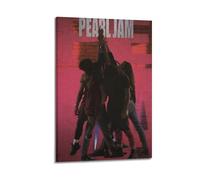 TYRWRHURWEY Pearl Jam Poster décoratif sur toile vintage esthétique pour salon, chambre à coucher, 20 x 30 cm, style cadre