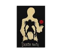 TYRWRHURWEY Poster d'anime Death Note - Impression sur toile - Esthétique - Style vintage - Décoration pour salon, chambre à coucher - 40 x 60 cm - Style sans cadre