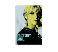 TYRWRHURWEY Poster de film Factory Girl - Art mural sur toile - Esthétique - Vintage - Peinture décorative pour salon, chambre à coucher - 20 x 30 cm - Style sans cadre