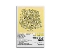 TYRWRHURWEY Poster de l'album This Old Dog de Mac DeMarco - Impression sur toile vintage - Décoration pour salon, chambre à coucher - 40 x 60 cm - Style vintage - Sans cadre