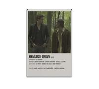 TYRWRHURWEY Poster décoratif vintage sur toile de Hemlock Grove - Décoration murale pour salon, chambre à coucher - 30 x 45 cm - Style sans cadre