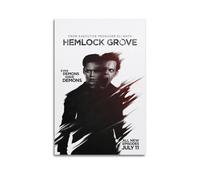 TYRWRHURWEY Poster décoratif vintage sur toile de Hemlock Grove - Décoration murale pour salon, chambre à coucher - 40 x 60 cm - Sans cadre