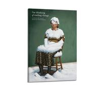TYRWRHURWEY Poster « I'm Thinking of Ending Things » - Art mural sur toile - Esthétique - Vintage - Décoration pour salon, chambre à coucher - 20 x 30 cm - Style cadre