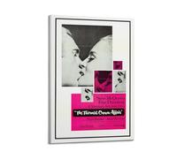 TYRWRHURWEY Poster The Thomas Crown Affair - Impression sur toile - Esthétique - Style vintage - Décoration pour salon, chambre à coucher - 40 x 60 cm - Style cadre