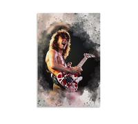 TYRWRHURWEY Poster Van Halen - Impression sur toile vintage - Décoration murale pour salon, chambre à coucher - 30 x 45 cm - Style vintage - Sans cadre