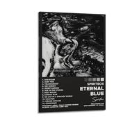 TYRWRHURWEY Spiritbox - Poster d'album Eternal Blue by Spiritbox - Impression sur toile - Décoration vintage - Décoration pour salon, chambre à coucher - 50 x 75 cm - Style cadre