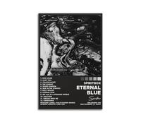 TYRWRHURWEY Spiritbox - Poster d'album Eternal Blue by Spiritbox - Impression sur toile vintage - Décoration murale pour salon, chambre à coucher - 50 x 75 cm - Style sans cadre