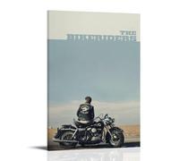 TYRWRHURWEY The Bikeriders Poster sur toile - Impression sur toile vintage - Décoration murale pour salon, chambre à coucher - 20 x 30 cm - Style cadre