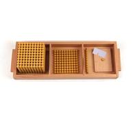 tysdyzgs Démonstrateur de Perles Montessori, Puzzle d'éducation précoce Jouet Aide pédagogique en mathématiques Jeu pour Enfants,Small