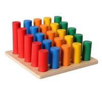 tysdyzgs Marches cylindriques Montessori, Formation sensorielle, enseignement du SIDA pour Le développement intellectuel des Enfants