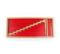 tysdyzgs Montessori Bâtons numériques, Mathématiques Enseignement du SIDA Jouets d'éducation précoce Coordination œil-Main des Enfants,Red Sticks