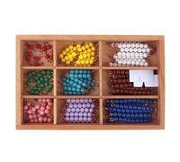 tysdyzgs Montessori, Marches perlées colorées, Mathématiques, Enseignement, SIDA, Coordination œil-Main, Reconnaissance des Couleurs,Coloré