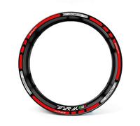 TYSMYXGS Autocollants De Jante De Moto Autocollants Réfléchissants pour Moyeu De Roue Ensemble D'autocollants pour Benelli TRK 502 TRK502 Trk502 Lot Complet d'autocollants de Jante(Couleur 3)