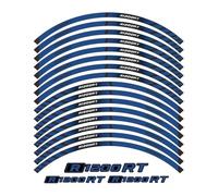 TYSMYXGS Autocollants Réfléchissants pour Jantes De Moto, Autocollants pour Moyeux, Bandes De Jante, Accessoires Décoratifs pour BMW R1200RT R 1200 RT Lot Complet d'autocollants de Jante(Couleur 1)