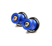 TYSMYXGS Diabolos De Bras Oscillant 6 Mm pour Moto pour Y&amaha YZF R3 R25 R6 R1 2019 2020 2021 R15 V3 YZF, Vis De Béquille Anti-Collision Protection Contre Les Chutes(Bleu,X-1)