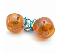 TYSMYXGS Indicateurs De Moto Clignotants Moto Chromés Pour Jialing C50C C70 CD70 ST70 CT90 JH70 70cc Clignotants Lumières(ambre,Plastique)