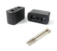 TYSMYXGS Kit De Rehausseurs Guidon Moto pour BMW R1200GS Adventure 2008 2009 2010 2011 2012, Fixation Et Réglage D'extension Rallonge Collier(Noir)