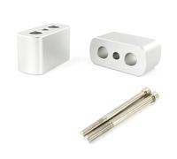 TYSMYXGS Kit De Rehausseurs Guidon Moto pour BMW R1200GS Adventure 2008 2009 2010 2011 2012, Fixation Et Réglage D'extension Rallonge Collier(Argent)