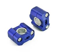 TYSMYXGS Kit De Rehausseurs Guidon Réglables en Aluminium CNC pour TRANSALP XL 600 650 700 V XL700V XL650V, 22 Mm Et 28 Rallonge Collier(Bleu)