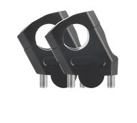 TYSMYXGS Rehausseur De Guidon pour Moto pour, Fixation par Pince, Adaptateur D'extension pour Pit Bike, Kit Réglable 22 Mm/28 Mm Rallonge Collier(Noir)